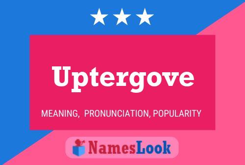 ملصق اسم Uptergove