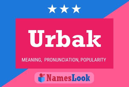 ملصق اسم Urbak