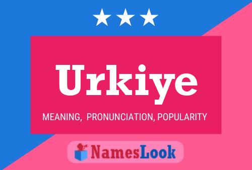 ملصق اسم Urkiye