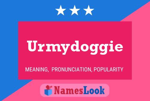 ملصق اسم Urmydoggie