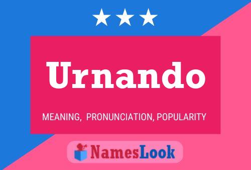 ملصق اسم Urnando