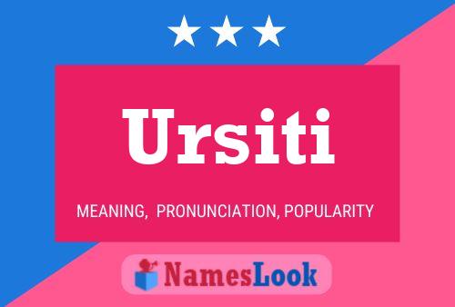 ملصق اسم Ursiti