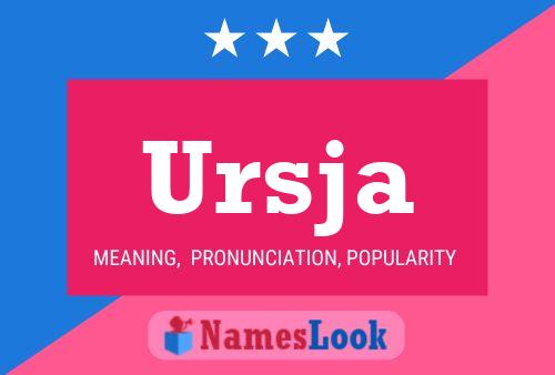 ملصق اسم Ursja