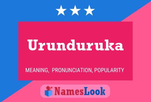 ملصق اسم Urunduruka