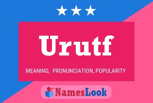 ملصق اسم Urutf