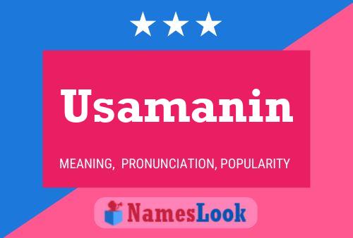 ملصق اسم Usamanin