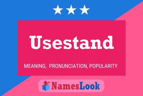 ملصق اسم Usestand