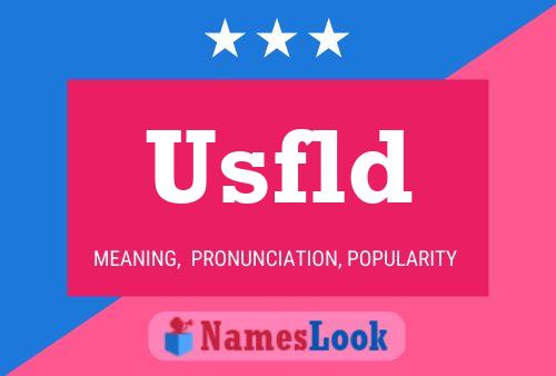 ملصق اسم Usfld