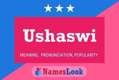 ملصق اسم Ushaswi