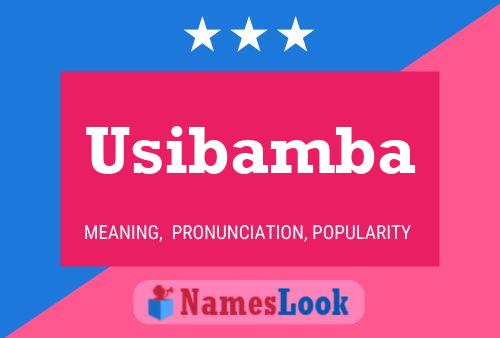 ملصق اسم Usibamba