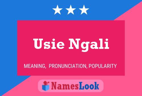 ملصق اسم Usie Ngali