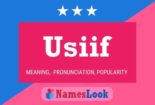 ملصق اسم Usiif