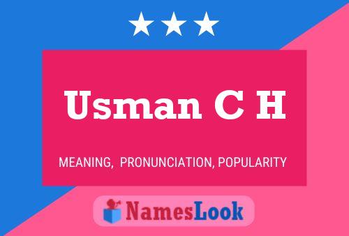 ملصق اسم Usman C H