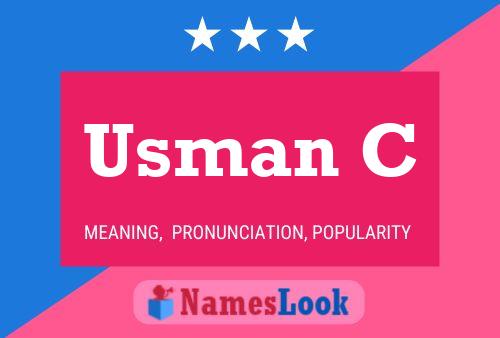 ملصق اسم Usman C