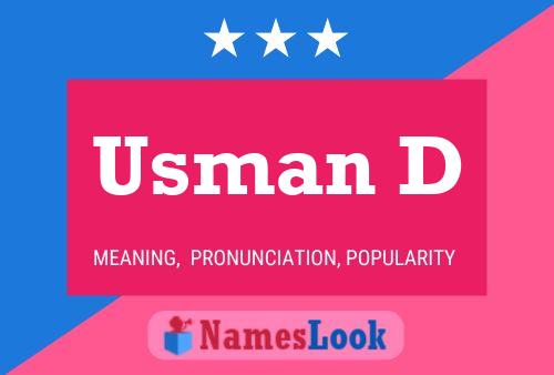 ملصق اسم Usman D