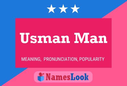 ملصق اسم Usman Man