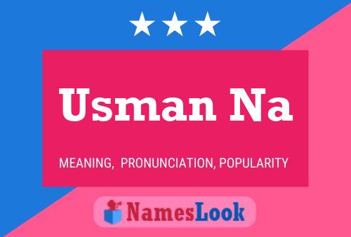 ملصق اسم Usman Na