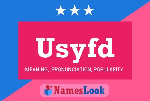 ملصق اسم Usyfd