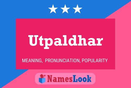 ملصق اسم Utpaldhar