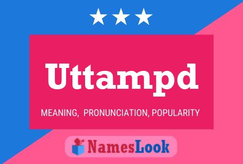 ملصق اسم Uttampd