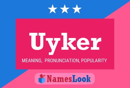 ملصق اسم Uyker