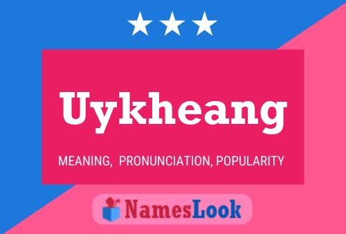 ملصق اسم Uykheang