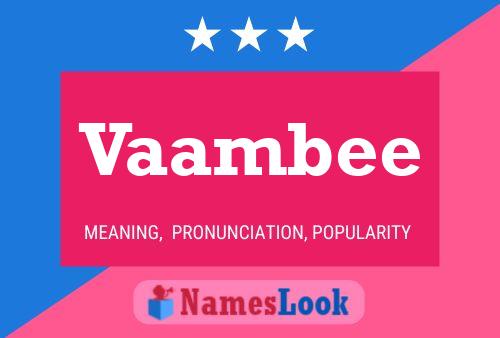 ملصق اسم Vaambee