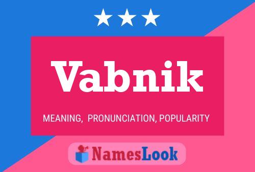 ملصق اسم Vabnik