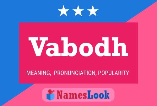 ملصق اسم Vabodh