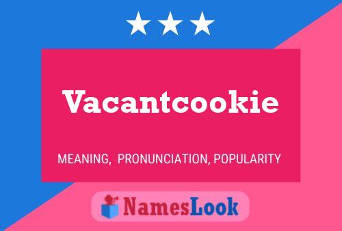 ملصق اسم Vacantcookie