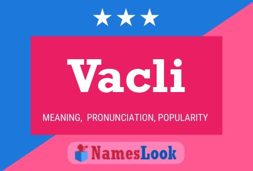 ملصق اسم Vacli