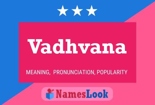 ملصق اسم Vadhvana