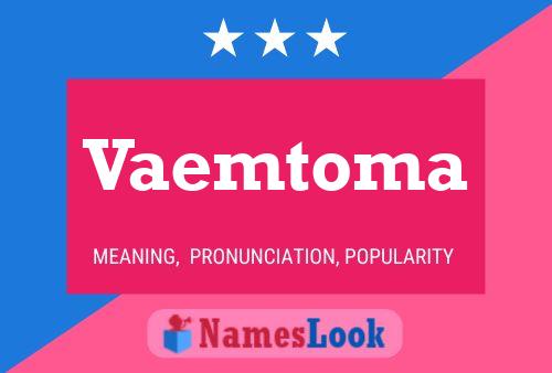 ملصق اسم Vaemtoma