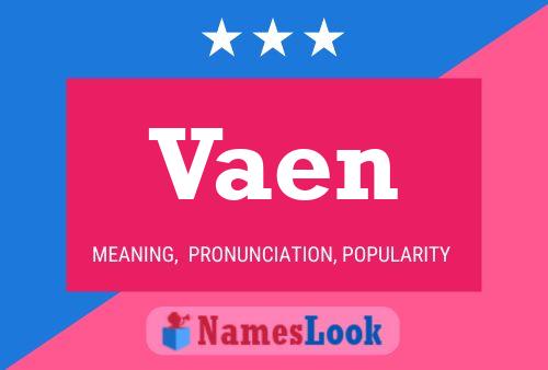 ملصق اسم Vaen