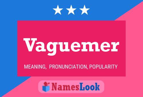 ملصق اسم Vaguemer