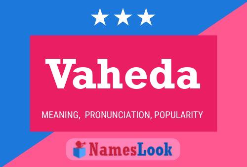 ملصق اسم Vaheda