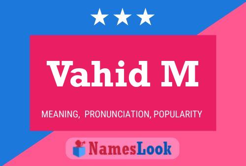 ملصق اسم Vahid M