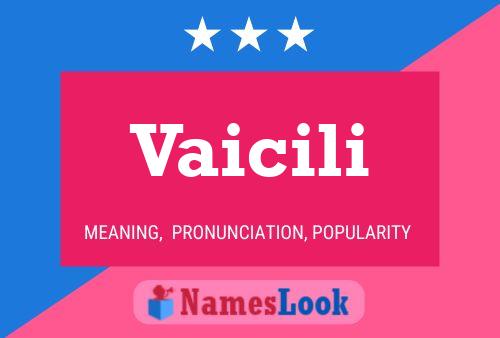 ملصق اسم Vaicili