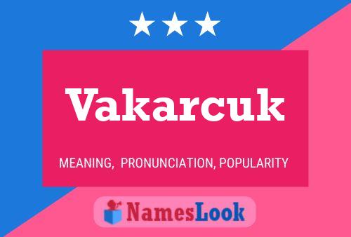 ملصق اسم Vakarcuk