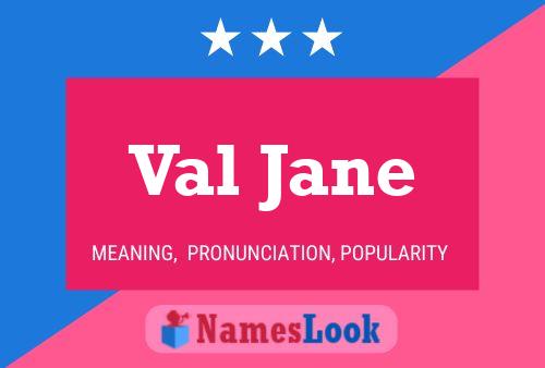 ملصق اسم Val Jane