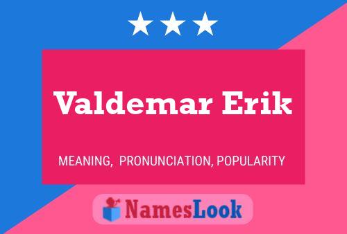 ملصق اسم Valdemar Erik