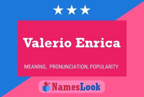 ملصق اسم Valerio Enrica