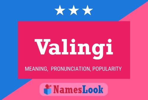 ملصق اسم Valingi