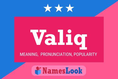 ملصق اسم Valiq