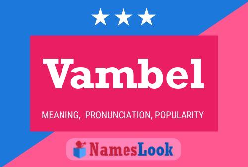 ملصق اسم Vambel