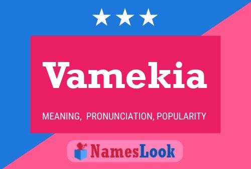 ملصق اسم Vamekia