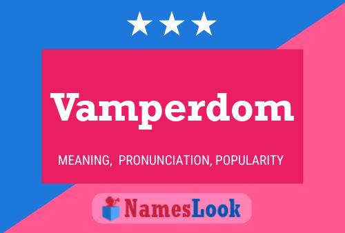 ملصق اسم Vamperdom