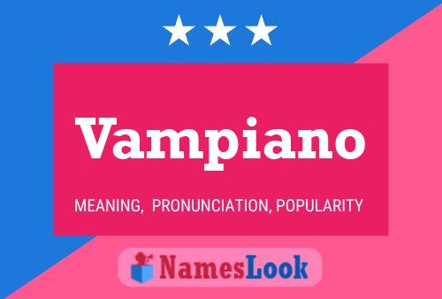 ملصق اسم Vampiano