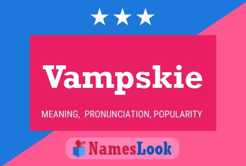 ملصق اسم Vampskie