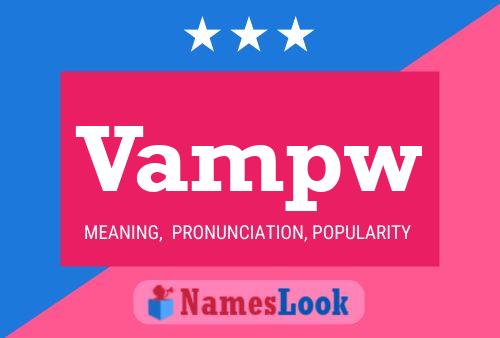 ملصق اسم Vampw